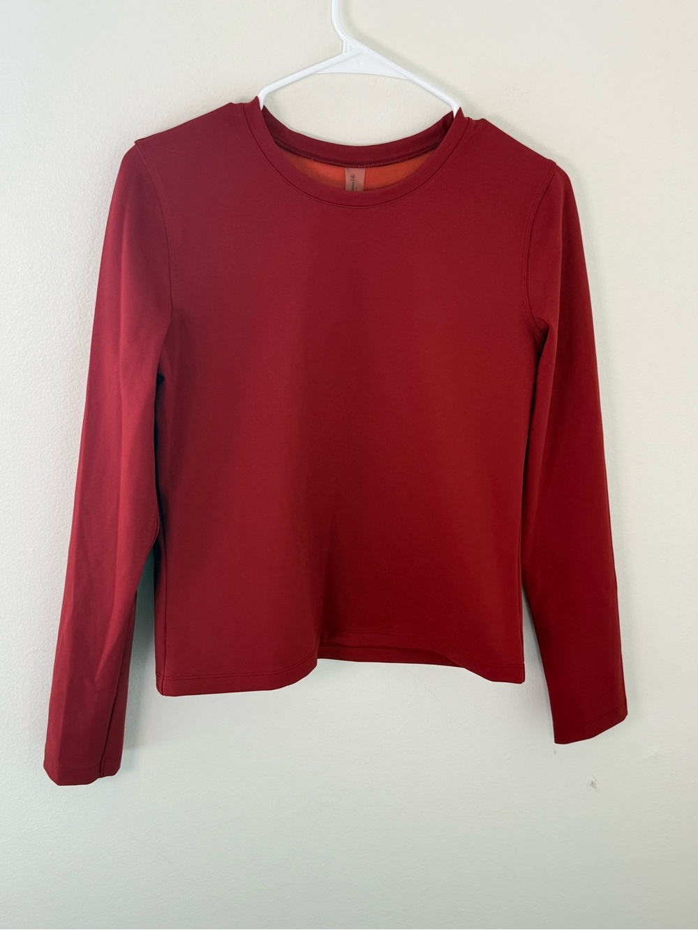Outdoor Voices Women's Long-Sleeve Crewneck Top - Burgundy Red